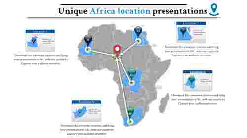 map presentation powerpoint-Africa-maps-4-blue